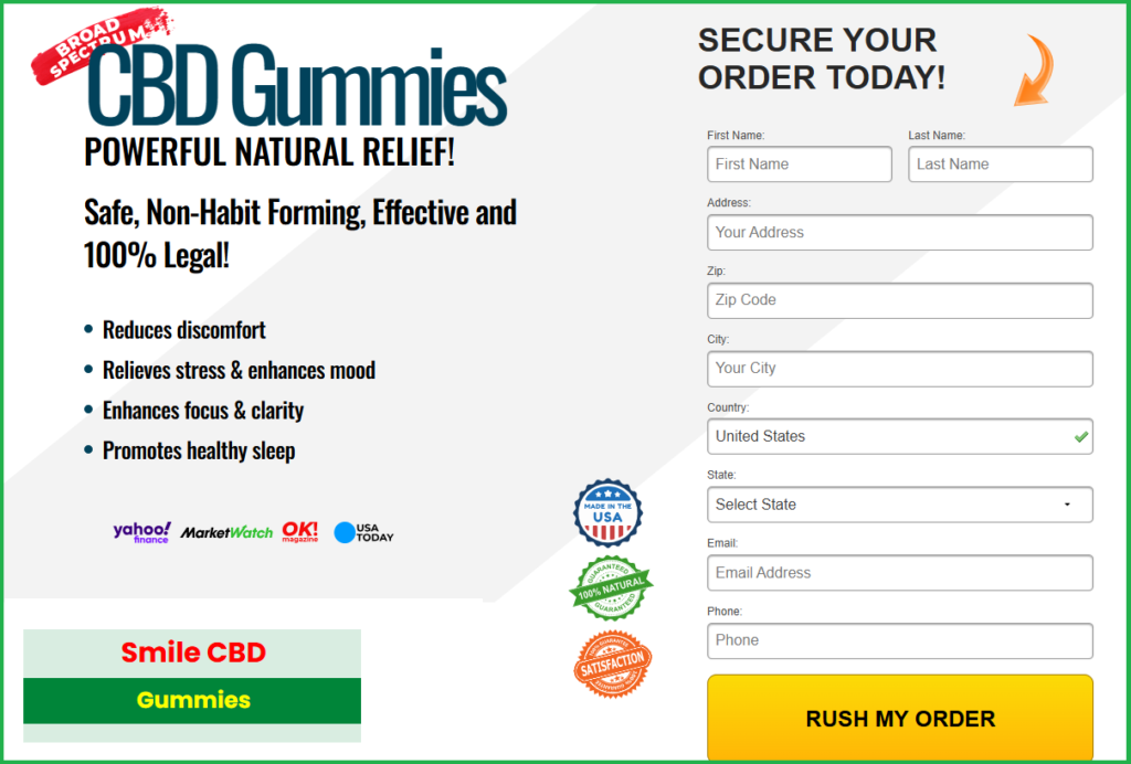 Smilz CBD Gummies Order